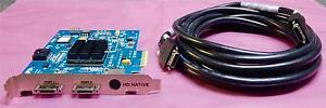 Avid Pro Tools HD Native PCIe Card Used