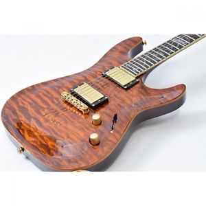 SCHECTER AD-C-1-CL-ANTQ Guitar 2015 USED w/Softcase FREE SHIPPING Japan #I572