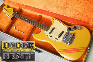 Fender USA 1969 Mustang Matching Head CompetitionYellow w/ Orig.hard case
