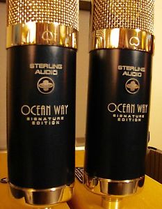 Sterling Audio ST6050 condenser mics, complete stereo kit,