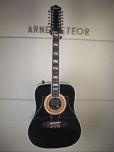 ♫ circa 1981 IBANEZ B-675 BK 12 VINTAGE JAPAN Dreadnought Westerngitarre