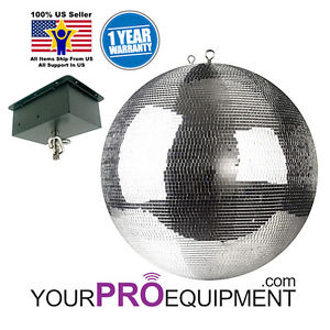 MPROW 40" Mirror Ball | 100cm Massive Disco Ball (1 Meter) + Heavy Duty Motor