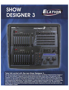 Elation Show Designer 3 with road Case