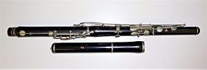 Early 20th Cent. Antique Wooden German Flute (  630/710 mm ) 11 keys
