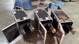 Lot of 3 x Mac 2000 Heavy Duty Dual Unit Cases
