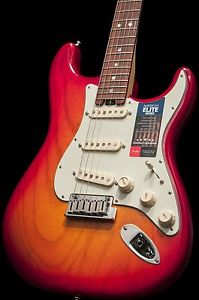 Fender American Elite Stratocaster RW Aged Cherry Burst w/ hard case