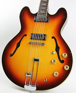 Vintage 1967 Epiphone Riviera Sunburst VG Condition W/ Original Case