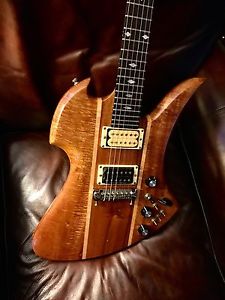1980 BC Rich USA Mockingbird - Figured Koa w/Maple Stringers - Vintage Guitar