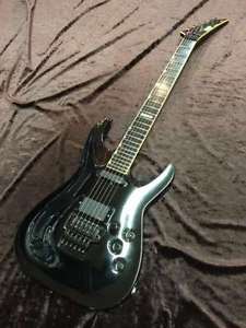 Free Shipping Used ESP HORIZON-1 Black Acoustic Guitar Good Condition