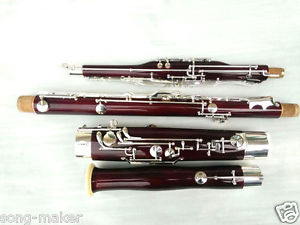 New Bassoon C tone maple wood 26 keys Fine quality Free case  #b12