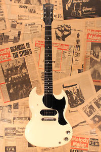 Gibson 1963 SG Junior TV "Polaris White" Non Trem Used w / Hard case