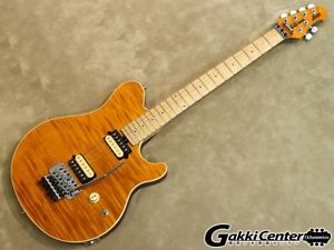 NEW MUSIC MAN AXIS Translucent Gold Flame guitar From JAPAN/456