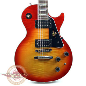 2014 GIBSON LES PAUL SIGNATURE ELECTRIC GUITAR CHERRY SUNBURST FINISH