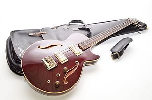 00 Ibanez AB200 WR Hollow Body Bass Short scale AS IS w/soft case RefNo 64553