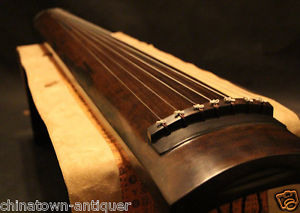 48" Professional Guqin Chinese 7-stringed zither instrument Zheng he Style #4053
