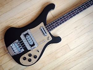 1988 Rickenbacker 4001V63 Electric Bass Jetglo The Byrds Chris Hillman w/hc 4001