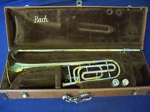 BACH STRADIVARIUS 42 F TRIGGER PROFESSIONAL TROMBONE + 2 MPIECES + BACH CASE