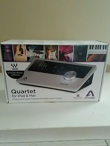 BRAND NEW Apogee Quartet includes waves software!