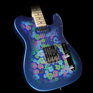 Fender FSR MIJ '69 Reissue Telecaster Electric Guitar Blue Flower Paisley