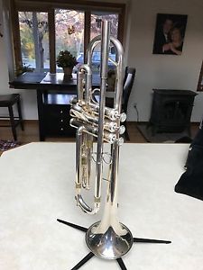 Austin Winds 460LT Silver Plated Professional Bb Trumpet