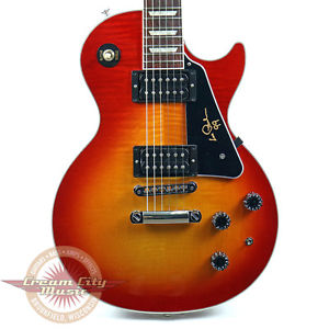 2014 GIBSON LES PAUL SIGNATURE ELECTRIC GUITAR CHERRY SUNBURST FINISH