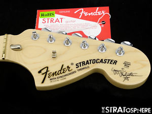 USA Fender YNGWIE MALMSTEEN Stratocaster NECK & TUNERS Strat Scalloped Maple