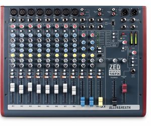 Allen & Heath ZED60-14FX Live and Studio Mixer with Digital FX and USB Port