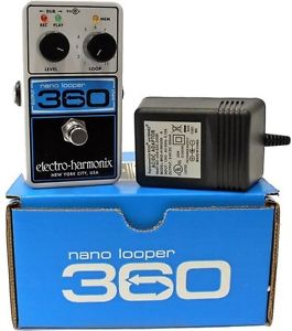 NEW Electro Harmonix Nano Looper 360 w/ Power Supply Looping Pedal