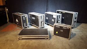 Lot of 6 x Lighting Console Cases