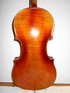 Old Antique Vintage 1 Pc Back Full Size Violin - No Resrve