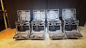 Lot of 4 x High End Systems Technospots with Cases
