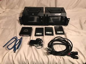 Atomos Dual Ronin Portable Recorder/Player/Monitor with 3RU rack unit accessory
