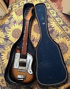 TEISCO EARLY 60`s SET NECK SS2L SD2L GOLD FOIL GUITAR 100% OSC MIJ JAPAN COODER