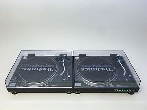 2 TECHNICS SL-1200 MK3D TURNTABLES IN GOOD CONDITION
