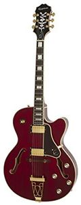 NEUWERTIG: Epiphone Joe Pass Emperor-II Pro (ProBuckers; Coil-Tap), Wine Red
