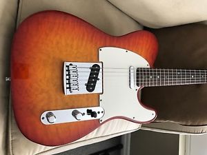 Fender Custom Shop Telecaster Deluxe 2013 AAA Quilt Too Violin Burst