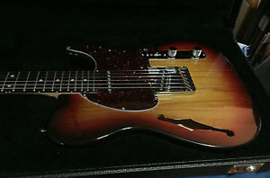 G&L ASAT USA Classic Semi-Hollow three tone Sunburst Exc Cond LOWER PRICE