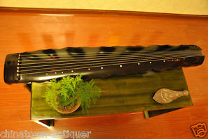 48" Professional Guqin Chinese 7-stringed zither instrument Sunset-gstyle #4063