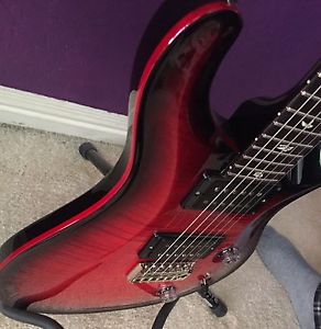 PRS custom 24 Blood-Orange Smokeburst with Red binding-- MINT!