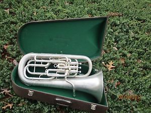 Besson New Standard Euphorium Silver Tuba  Serial # 511696