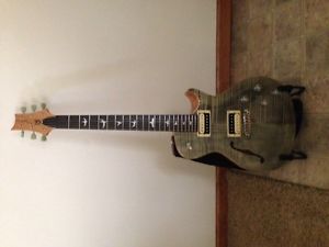 PRS Zach Meyer semi-hollow trampas green electric guitar with prs case