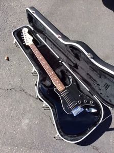 Fender American Double Fat Stratocaster Strat S-1 switch USA hard case black