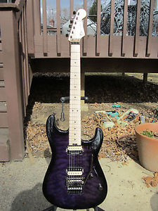 Charvel Pro Mod San Dimas style 1HH FR Transparent Purple Burst