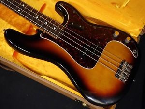 Fender American Vintage 62 Precision Bass 3Color Sunburst Electric Bass Guitar