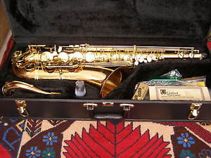 OLDS NA68JR ROSE BRASS PROFESSIONAL TENOR SAXOPHONE & OTTO LINK NY 7 MPC