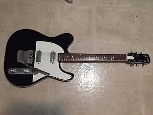 Vintage 1960s Greco KF 190 Hollowbody Black Electric Guitar (Made in Japan)