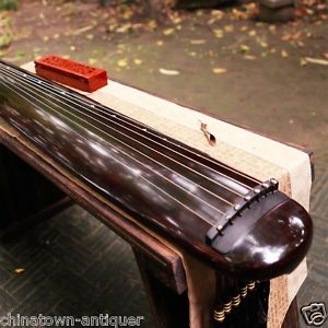 48" Professional Guqin Chinese 7-stringed zither instrument Taichi-chaos #4042