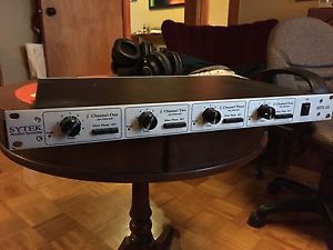 Sytek MPX-4A 4-channel Microphone Pre Amp with Burr Brown on all 4 channels