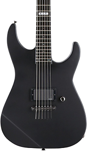 ESP E-II M-I Neck Thru Electric Guitar Black Satin