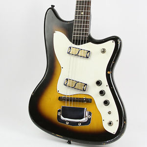 Vintage 1964 Harmony H17 Bobkat Sunburst!